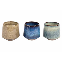 GOBELET COLOR 24CL D8.5XH8CM