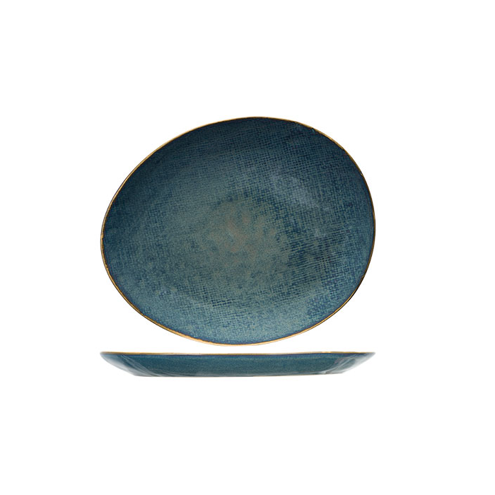 ASSIETTE OVALE LILOU 27X23CM