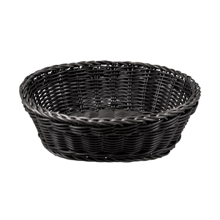 PANIER A PAIN NOIR OVAL