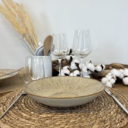 Assiette calotte Ariel dia 22cm