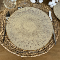 Asiette plate Ariel dia 27cm