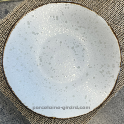 ASSIETTE PLATE CATHY DIAMETRE 27CM EN GRES/