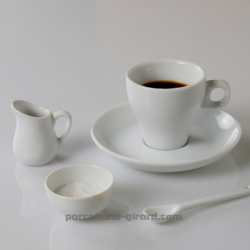 SOUS TASSE CAFE CONIQUE CLARA DIAMETRE 12CM HT 1.5CM /