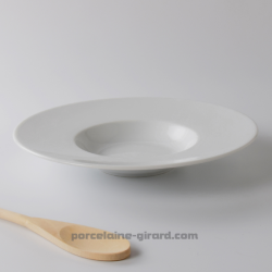 Cette assiette à risotto accueille vos meilleures préparations méditerranéennes. /Avec son fond creux, elle garde au chaud vos s