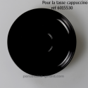 SOUS TASSE CAPPUCCINO CLARA NOIR DIAMETRE 15CM /