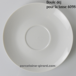 Sous tasse à Déjeuner Louvre, /Se complète avec la tasse, ref 6098./La collection Louvre se décline en trois modèles: Déjeuner -