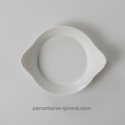 PLAT ROND OREILLES PETIT MODELE. 15X12.5 HT2.1CM /
