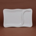 PLAT RECTANGULAIRE SAHARA 25.8X12.8CM HT 2.43CM /