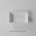 PLAT RECTANGULAIRE EMPILABLE 14X8.5CM HT 3.6CM  /