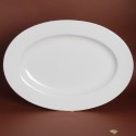 PLAT OVALE AVEC AILE HELENE 39 X 28.5CM /