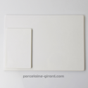 PLAQUE EN PORCELAINE RECTANGULAIRE 15X10CM /