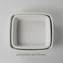 PLAT A FOUR RECTANGULAIRE 20X17.5CM HT 5.3CM /