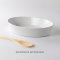PLAT A FOUR OVALE 28.4X20CM HT 5.7CM  /
